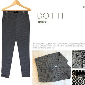 Patterned Casual Pants by Dotti (B2072)